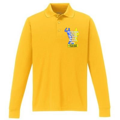 Just Because Youre In The Storm Doesnt Mean Its Over Performance Long Sleeve Polo