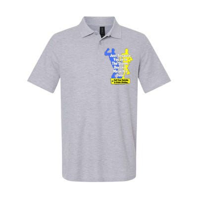 Just Because Youre In The Storm Doesnt Mean Its Over Softstyle Adult Sport Polo