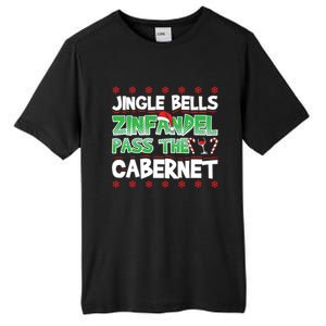 Jingle Bells Zinfandel Pass The Cabernet Tall Fusion ChromaSoft Performance T-Shirt