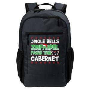 Jingle Bells Zinfandel Pass The Cabernet Daily Commute Backpack