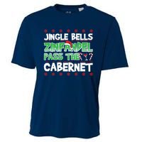 Jingle Bells Zinfandel Pass The Cabernet Cooling Performance Crew T-Shirt