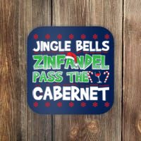 Jingle Bells Zinfandel Pass The Cabernet Coaster