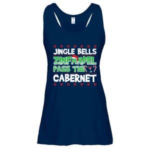 Jingle Bells Zinfandel Pass The Cabernet Ladies Essential Flowy Tank