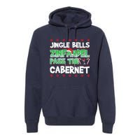 Jingle Bells Zinfandel Pass The Cabernet Premium Hoodie