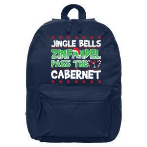 Jingle Bells Zinfandel Pass The Cabernet 16 in Basic Backpack