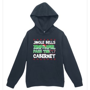 Jingle Bells Zinfandel Pass The Cabernet Urban Pullover Hoodie