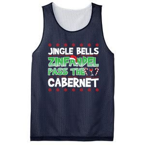 Jingle Bells Zinfandel Pass The Cabernet Mesh Reversible Basketball Jersey Tank