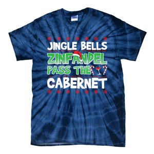 Jingle Bells Zinfandel Pass The Cabernet Tie-Dye T-Shirt