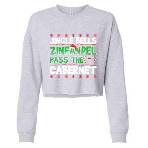 Jingle Bells Zinfandel Pass The Cabernet Cropped Pullover Crew