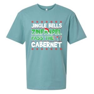 Jingle Bells Zinfandel Pass The Cabernet Sueded Cloud Jersey T-Shirt