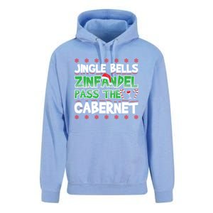 Jingle Bells Zinfandel Pass The Cabernet Unisex Surf Hoodie