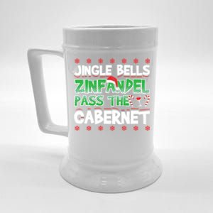 Jingle Bells Zinfandel Pass The Cabernet Beer Stein