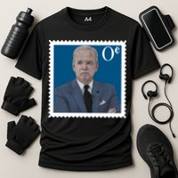 Joe Biden Zero Cents Stamp 0 Funny Worthless President Performance Shirt