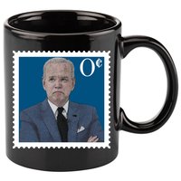 Joe Biden Zero Cents Stamp 0 Funny Worthless President 11oz C Handle Ceramic Mug