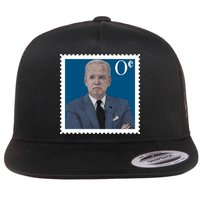 Joe Biden Zero Cents Stamp 0 Funny Worthless President Flatbill Hat