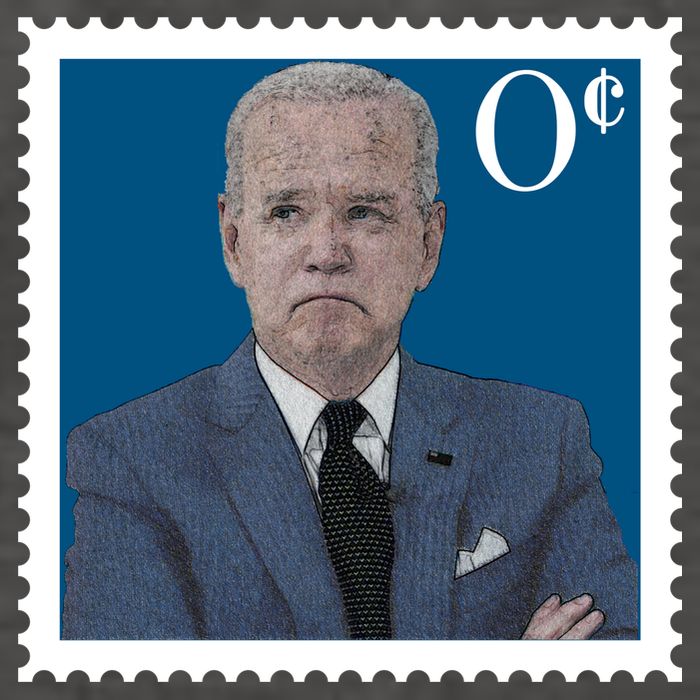 Joe Biden Zero Cents Stamp 0 Funny Worthless President Vector Backpack