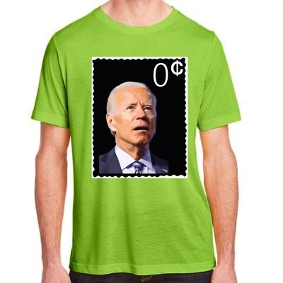 Joe Biden Zero Cents Stamp 0 President Joe Adult ChromaSoft Performance T-Shirt