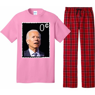 Joe Biden Zero Cents Stamp 0 President Joe Pajama Set