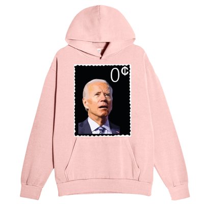 Joe Biden Zero Cents Stamp 0 President Joe Urban Pullover Hoodie