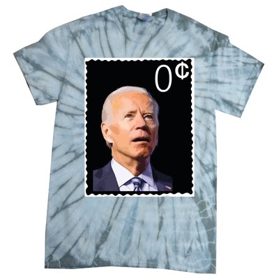 Joe Biden Zero Cents Stamp 0 President Joe Tie-Dye T-Shirt