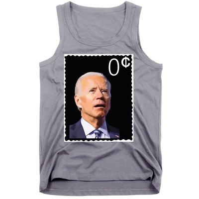 Joe Biden Zero Cents Stamp 0 President Joe Tank Top