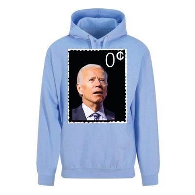 Joe Biden Zero Cents Stamp 0 President Joe Unisex Surf Hoodie