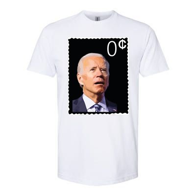 Joe Biden Zero Cents Stamp 0 President Joe Softstyle CVC T-Shirt