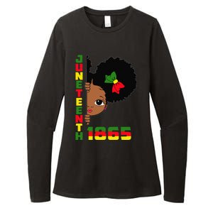 Juneteenth Celebrating 1865 Cute Black Womens CVC Long Sleeve Shirt