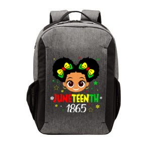 Juneteenth Celebrating 1865 Cute Black Girl Vector Backpack