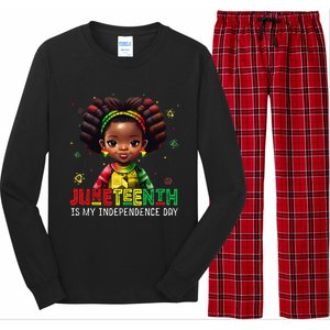 Juneteenth Celebrating 1865 Cute Black wo Long Sleeve Pajama Set