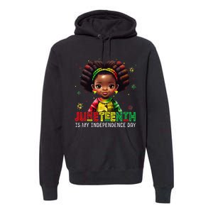 Juneteenth Celebrating 1865 Cute Black wo Premium Hoodie