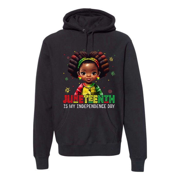 Juneteenth Celebrating 1865 Cute Black wo Premium Hoodie