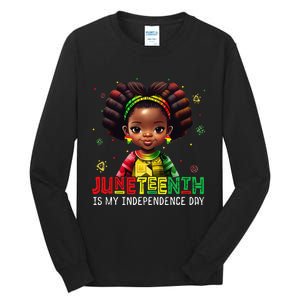 Juneteenth Celebrating 1865 Cute Black wo Tall Long Sleeve T-Shirt