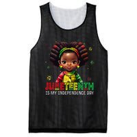 Juneteenth Celebrating 1865 Cute Black wo Mesh Reversible Basketball Jersey Tank