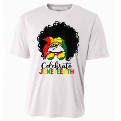 Juneteenth Celebrate 1865 Black History American African Cooling Performance Crew T-Shirt