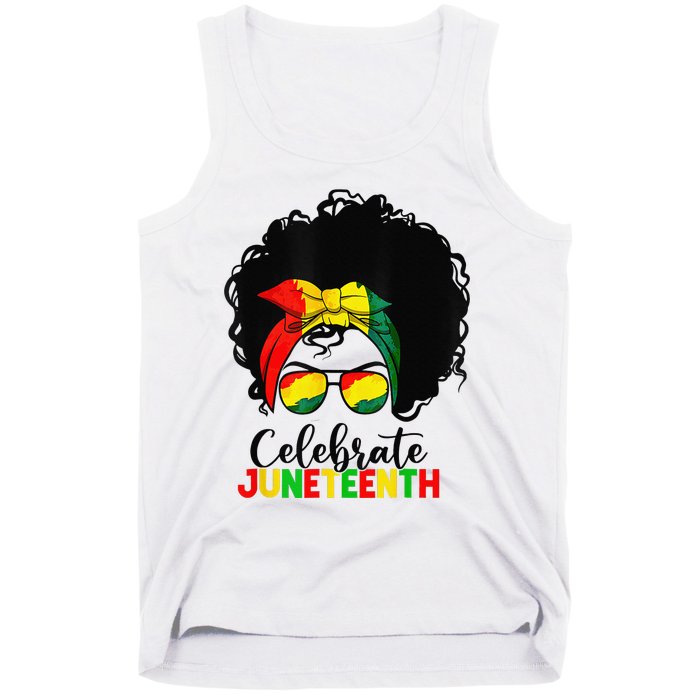 Juneteenth Celebrate 1865 Black History American African Tank Top