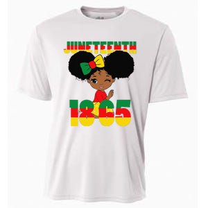 Juneteenth Celebrating 1865 Black Cooling Performance Crew T-Shirt