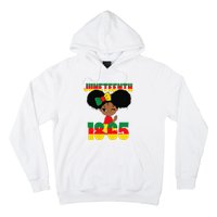 Juneteenth Celebrating 1865 Black Hoodie