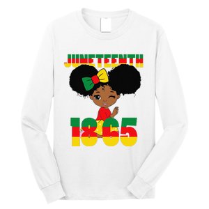 Juneteenth Celebrating 1865 Black Long Sleeve Shirt