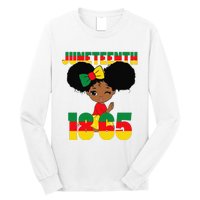 Juneteenth Celebrating 1865 Black Long Sleeve Shirt