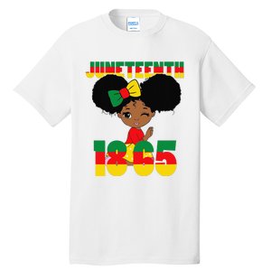 Juneteenth Celebrating 1865 Black Tall T-Shirt