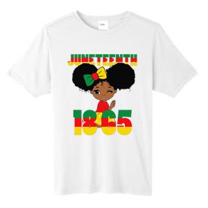 Juneteenth Celebrating 1865 Black Tall Fusion ChromaSoft Performance T-Shirt