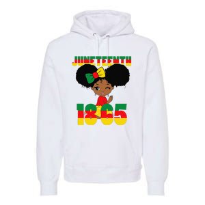 Juneteenth Celebrating 1865 Black Premium Hoodie