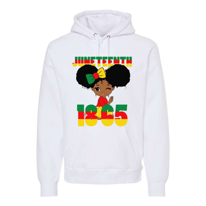 Juneteenth Celebrating 1865 Black Premium Hoodie