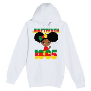 Juneteenth Celebrating 1865 Black Premium Pullover Hoodie