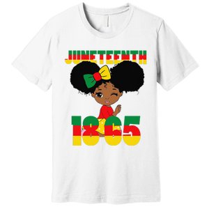 Juneteenth Celebrating 1865 Black Premium T-Shirt