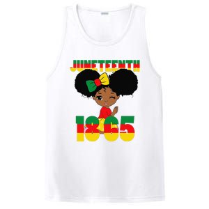 Juneteenth Celebrating 1865 Black PosiCharge Competitor Tank