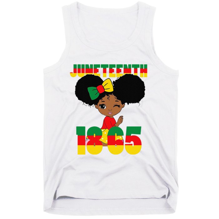 Juneteenth Celebrating 1865 Black Tank Top