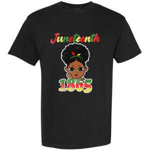 Juneteenth Celebrating 1865 Cute Black African Garment-Dyed Heavyweight T-Shirt