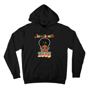 Juneteenth Celebrating 1865 Cute Black African Hoodie